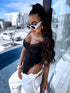 ELYNDI bodis su apvalia apdaila "SECOND SKIN" - JUODAS 9693